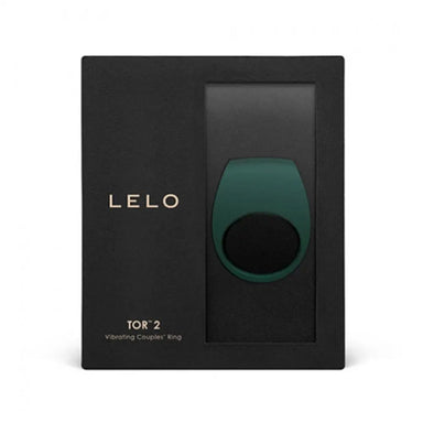 Lelo Stretchy Silicone Green 6 - speeds Rechargeable Cock Ring - Peaches and Screams