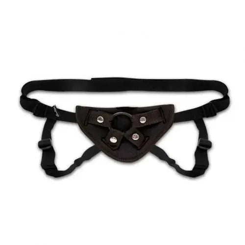 Lux Fetish Black Neoprene Strap - on Harness For Strap - on Sex - Peaches and Screams