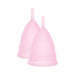 Mae b Intimate Health 2 Pink Small Menstrual Cups - Peaches and Screams