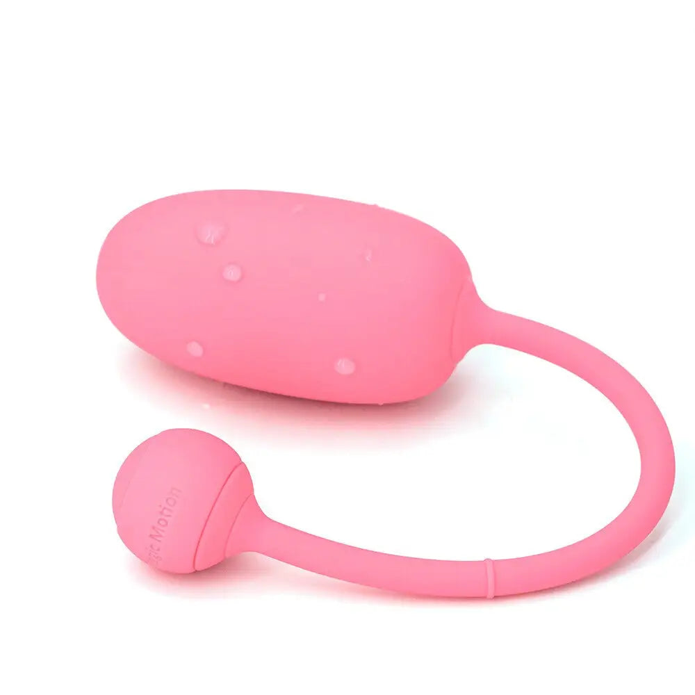 Magic motion silicone pink rechargeable orgasm balls with remote - peaches and screams