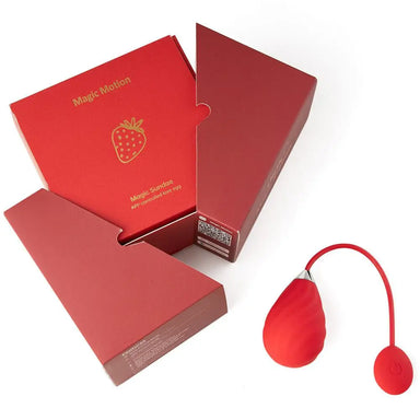 Magic Silicone Red Extra Powerful App Controlled Love Egg - Peaches and Screams