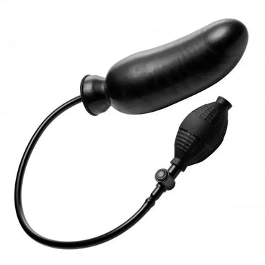 Master Series 7.5-inch Renegade Xl Black Inflatable Penis Dildo - Peaches and Screams