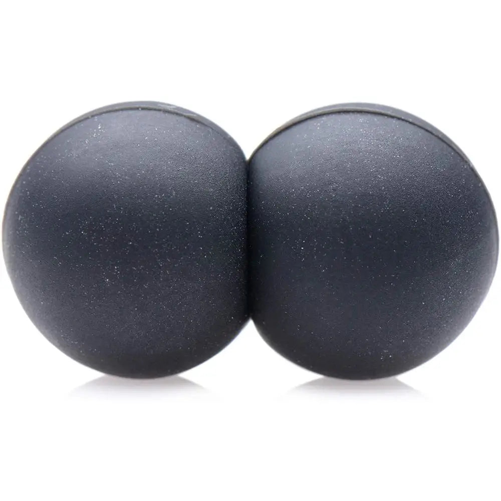 Master Series Silicone Black Sin Spheres Magnetic Balls - Peaches and Screams
