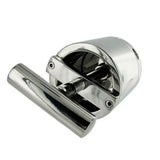 Master series silver bondage ball press chamber for men - peaches and screams