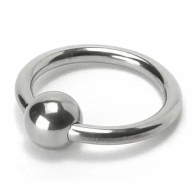 Master Series Stainless Steel Silver Ball Head Ring - Peaches and Screams