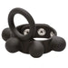 Medium Weighted Black Stretchy Penis Ring And Ball Stretcher - Peaches and Screams