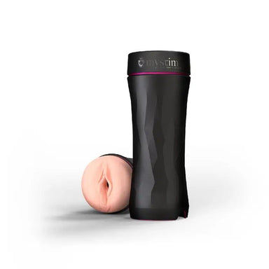 Mystim Opus e Flesh Pink Vagina Masturbator With Remote - Peaches and Screams