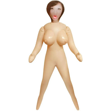 Nasswalk Toys Flesh Brown Lifesize Inflatable Love Doll With 3 Pleasure Holes - Peaches and Screams