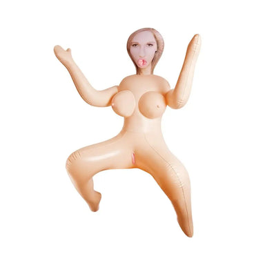 Naswalk Toys Realistic Feel Flesh Pink Lifesize Inflatable Love Doll - Peaches and Screams