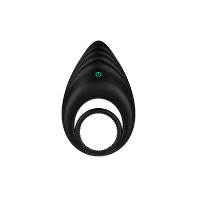 Nexus Silicone Black Rechargeable Enhance Vibrating Cock And Ball Ring - Peaches and Screams