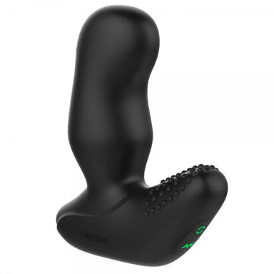 Nexus Silicone Black Rechargeable Vibrating Prostate Massager With Remote - Peaches and Screams