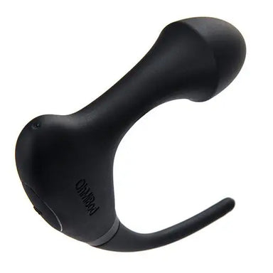 Ohmibod Silicone Black Vibrating Anal Butt Plug With Clit Stim - Peaches and Screams