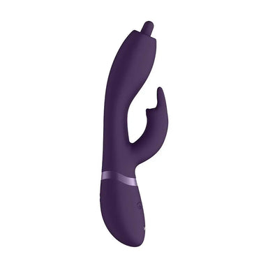Ouch Silicone Purple Rechargeable Rotating Rabbit Vibrator With 3-motors - Peaches and Screams