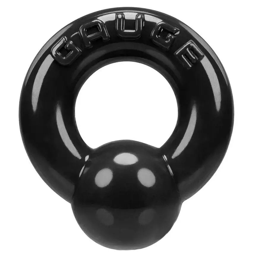 Oxballs Gauge Super - flex Stretchy Black Cock Love Ring - Peaches and Screams