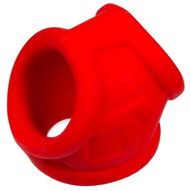 Oxballs Oxsling Red Silicone Stretchy Power Cock Ring For Men - Peaches and Screams
