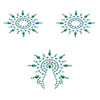 Petits joujoux green gloria nipple and vagina pasties - peaches and screams
