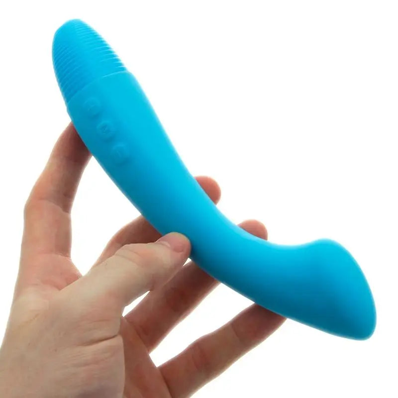 Picobong 8 - inch Blue Silicone Multi - speed G - spot Vibrator - Peaches and Screams