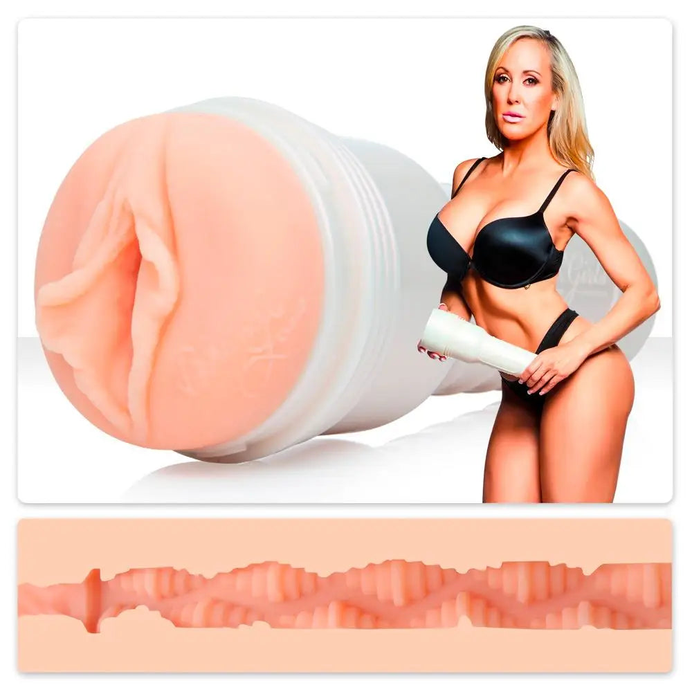 Pornstar Brandi Love Fleshlight Realistic Flesh Pink Pussy Stroker - Peaches and Screams