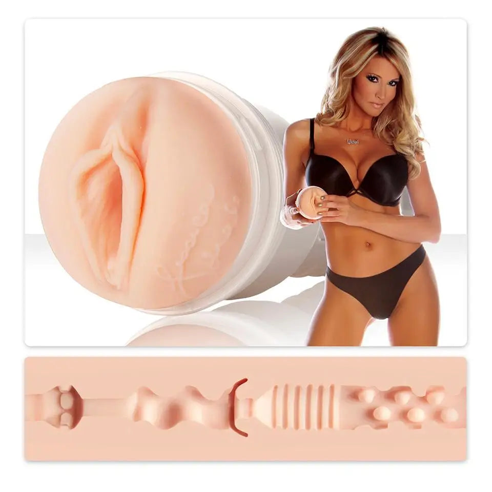 Pornstar Jessica Drake Fleshlight Stretchy Flesh Pink Vagina Masturbator - Peaches and Screams