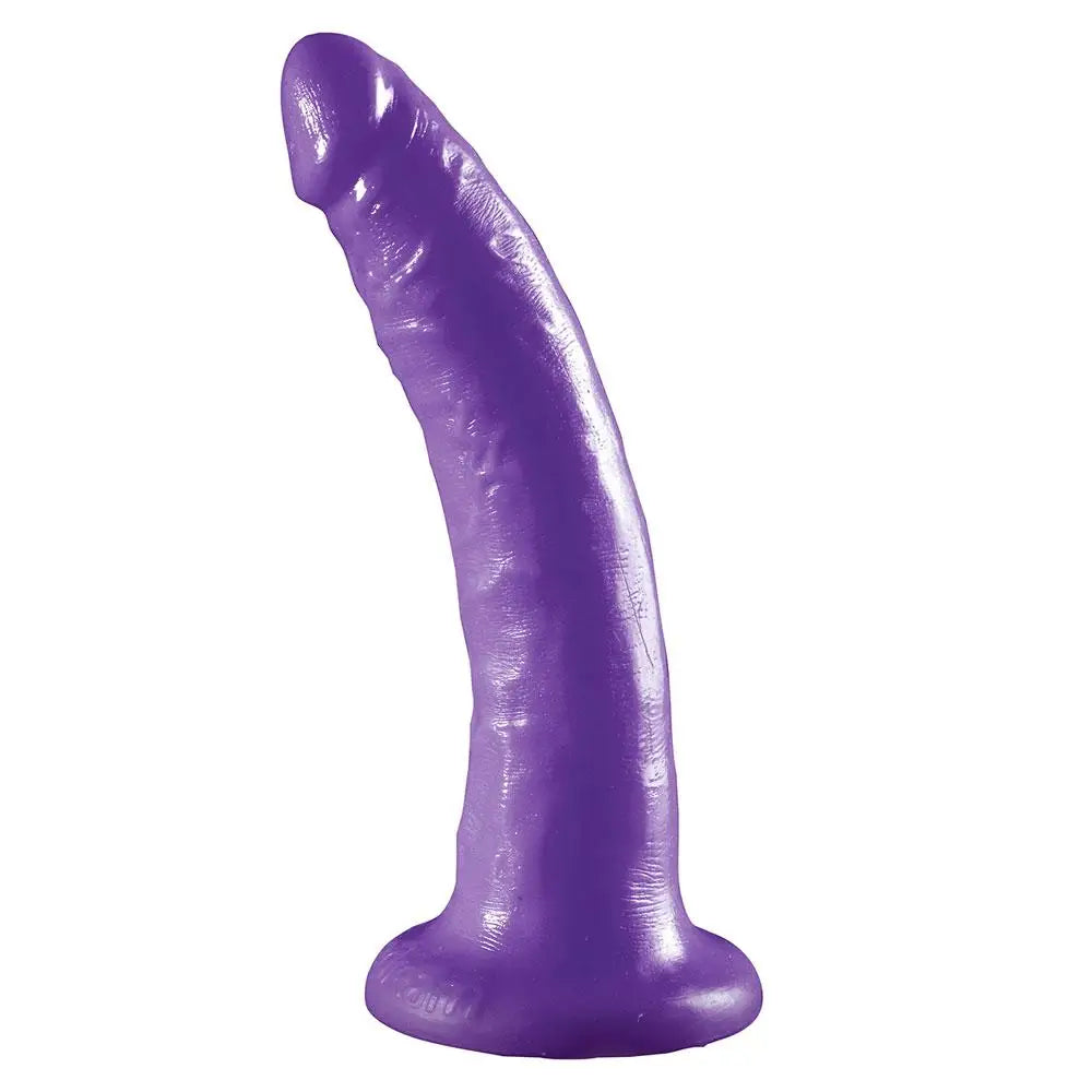 Purple Strap-on Harness With 7-inch Dildo For Lesbian Couples - Peaches and Screams