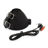 Rimba black electro stimulation ball stretcher with buckles - peaches and screams