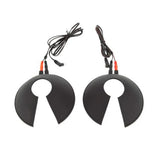 Rimba black electro stimulation breast cups for her - peaches and screams