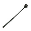 Rimba black leather small hand bondage whip - peaches and screams