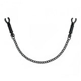 Rimba black metal adjustable nipple clamps with chain - peaches and screams