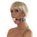 Rimba Leather Gag With Wooden Ball And Buckles - Peaches Screams