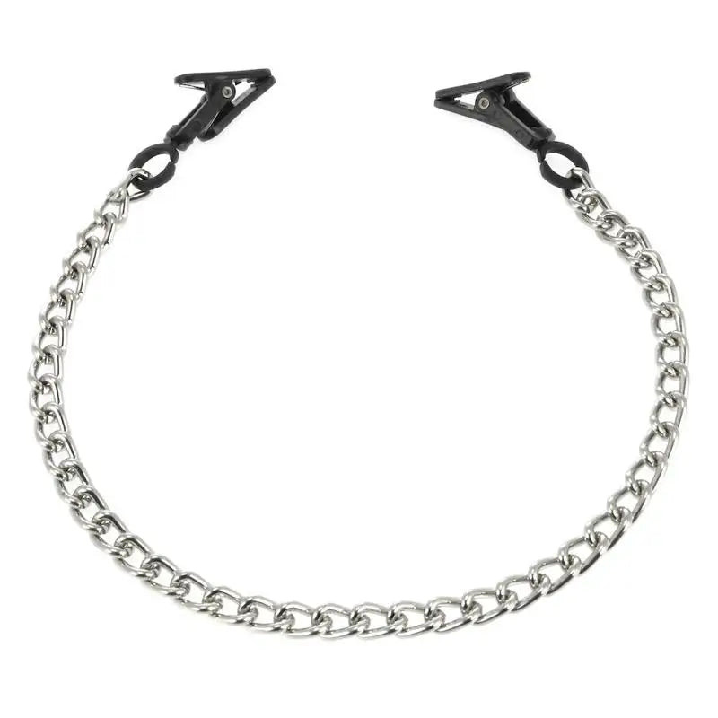 Rimba Metal Nipple Clamps With Chain - Peaches and Screams