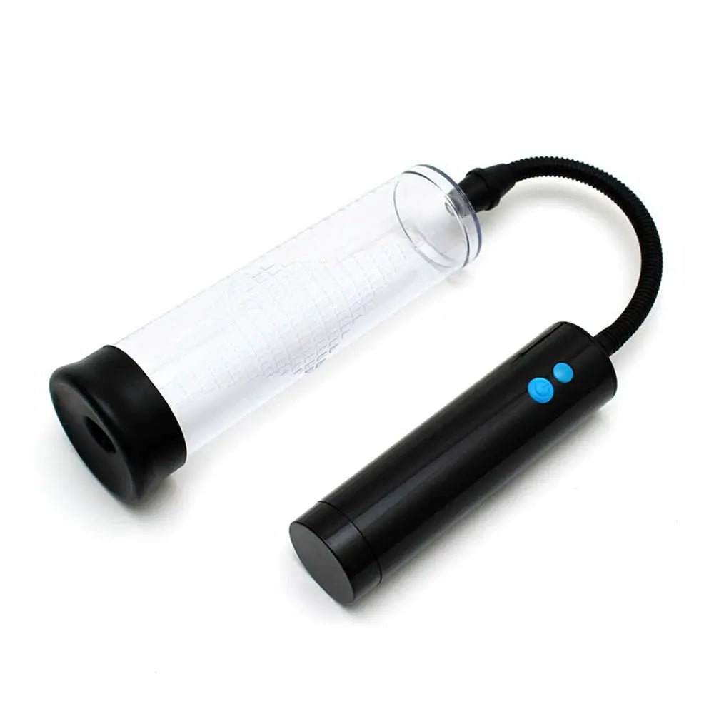 Rimba silicone clear rechargeable pp02 electronic penis pump - peaches and screams