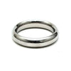 Rimba stainless steel silver donut cock ring - peaches and screams