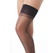 Rimba Stretchy Black Sexy Sheer Stockings For Women - Peaches and Screams