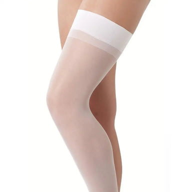 Rimba Stretchy Sheer White Sexy Stockings For Her - Peaches and Screams