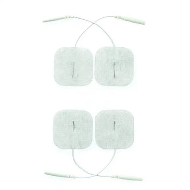 Rimba White Electro Stimulation Set Of Four Pads For Couples - Peaches and Screams