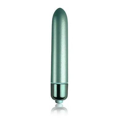 Rocks Off Green Waterproof Mini Bullet Vibrator With 10 - functions - Peaches and Screams
