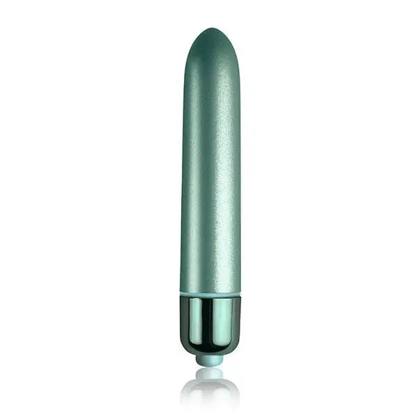 Rocks Off Green Waterproof Mini Bullet Vibrator With 10-functions - Peaches and Screams