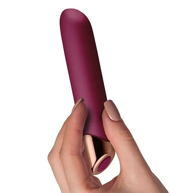 Rocks Off Silicone Purple Rechargeable Bullet Vibrator - Peaches and Screams