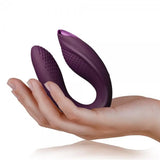 Rocks off silicone purple rechargeable clit and g spot vibrator - peaches and screams