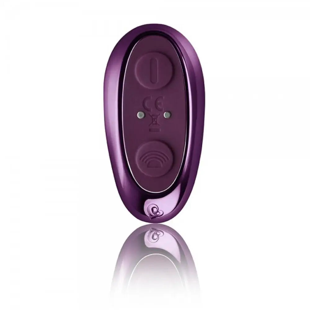 Rocks off silicone purple rechargeable clit and g spot vibrator - peaches and screams