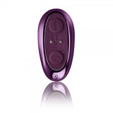 Rocks off silicone purple rechargeable clit and g spot vibrator - peaches and screams