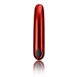 Rocks off silicone red multi function mini bullet vibrator - peaches and screams