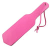 Rouge garments 13 inch pink double sided leather paddle - peaches and screams