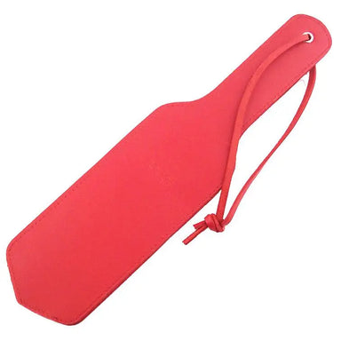 Rouge Garments 13 Inch Red Double Sided Leather Paddle - Peaches and Screams