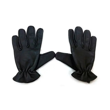 Rouge Garments Grey Leather Vampire Gloves With Metal Spikes - XS Peaches and Screams