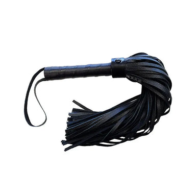 Rouge Garments Leather Black Bondage Flogger For Bdsm Couples - Peaches and Screams