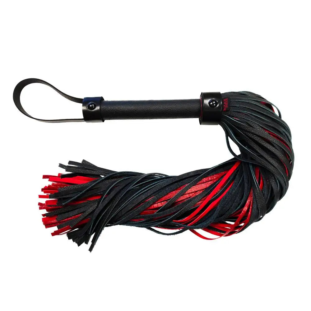 Rouge garments leather bondage flogger for bdsm couples - peaches and screams