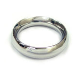 Rouge garments stainless steel silver doughnut cock ring - peaches and screams