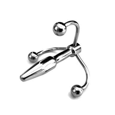 Rouge Garments Stainless Steel Silver Penis Plug - Peaches and Screams