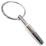 Rouge garments stainless steel urethral sound probe with ring - peaches and screams